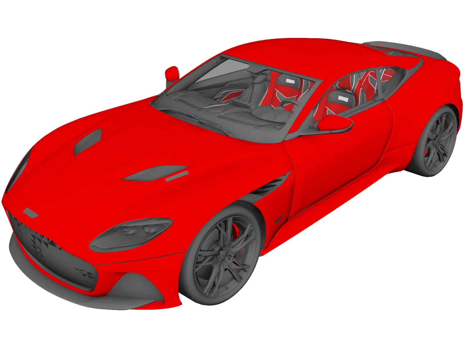 Aston Martion DBS Superleggera (2019) 3D Model