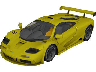 McLaren F1 LM 3D Model