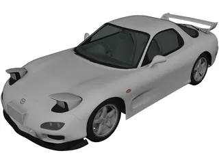 Mazda RX7 (1999) 3D Model