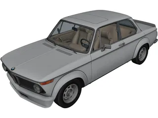 BMW 2002 Turbo 3D Model