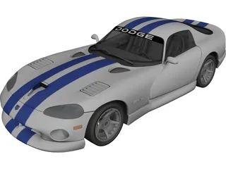 Dodge Viper GTS 3D Model