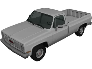 GMC Sierra (1985) 3D Model