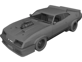 Ford Falcon XB Coupe [Charged] 3D Model