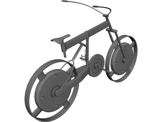 Bicycle Concept CAD 3D Model