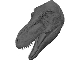 Tyrannosaurus Rex Head 3D Model