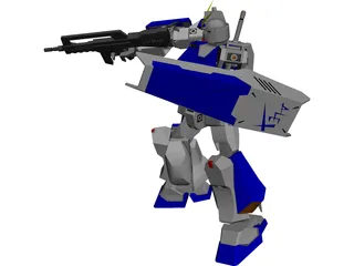 Gundam Alex RX-78 NT-1 CAD 3D Model