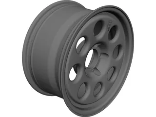 Wheel CAD 3D Model