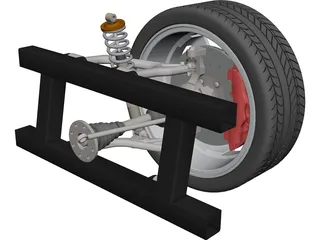 Suspension Vehicle 3D Model