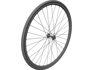 Bike Front Wheel 3D Model