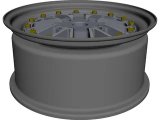 Keizer Wheel 4L 6x13`` CAD 3D Model