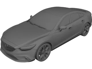 Mazda 6 (2014) 3D Model