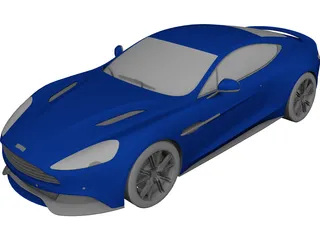 Aston Martin Vanquish (2013) 3D Model