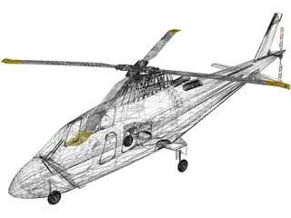 AgustaWestland AW109 3D Model