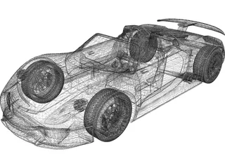 Porsche 918 Spyder Concept 3D Model