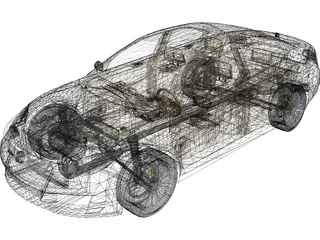 Acura ML SH AWD (2012) 3D Model