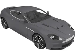 Aston Martin Vanquish S (2018) 3D Model