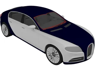 Bugatti 16C Galibier Concept (2009) 3D Model