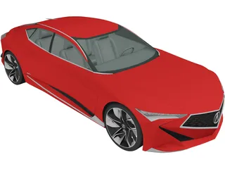 Acura Precision Concept (2016) 3D Model