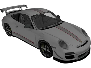 Porsche 911 997 GT3 RS 4.0 (2011) 3D Model