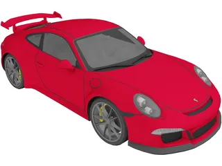 Porsche 911 GT3 3D Model