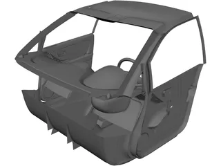 Interior Lexus RX 300 (1998) 3D Model