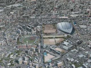 Kitakyushu City, Japan (2021) 3D Model