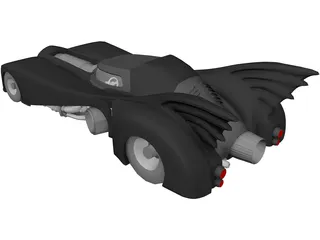 Batman Car 3D Model