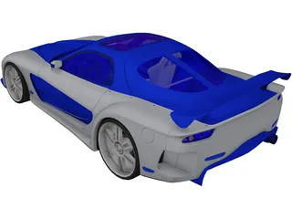 Mazda rx7 [Tuned] 3D Model