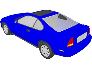 Honda Prelude (1992) 3D Model