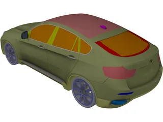 BMW X6 3D Model