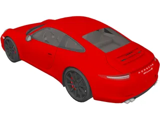Porsche 911 Carrera 4S (2013) 3D Model