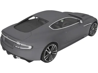 Aston Martin Vanquish S (2018) 3D Model