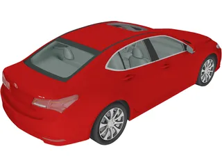 Acura TLX (2015) 3D Model
