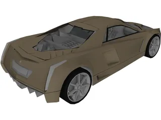 Cadillac Cien Concept 3D Model