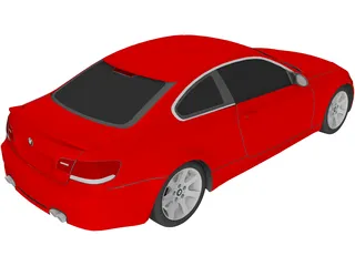 BMW 3-Series Coupe (2006) 3D Model