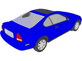Honda Prelude (1992) 3D Model