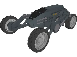 A1-K59 Military Vehicle 3D Model