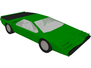 Alfa Romeo Carabo 3D Model