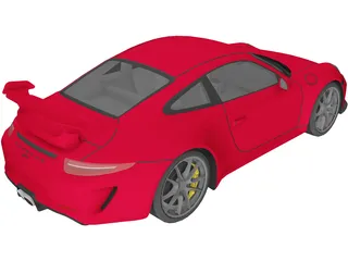 Porsche 911 GT3 3D Model