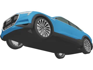 Audi E-tron Quattro Concept (2015) 3D Model