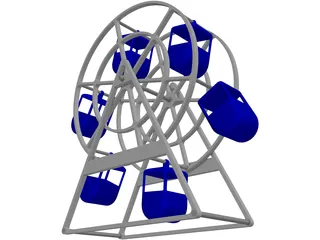 Ferris Wheel 3D Model