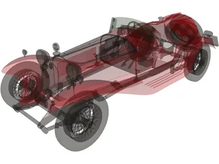 Alfa Romeo 2300 Touring (1932) 3D Model