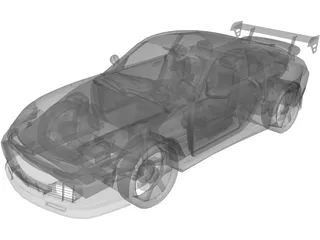 Porsche 911 [Tuned] 3D Model