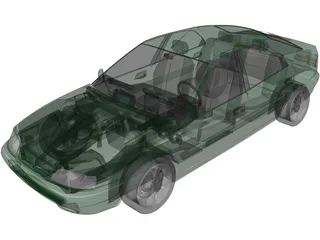 Citroen Xantia (2001) 3D Model