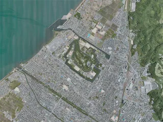 Hikone City, Japan (2021) 3D Model