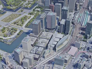Tokyo City, Japan (2021) 3D Model