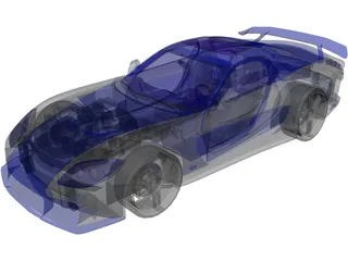 Mazda rx7 [Tuned] 3D Model