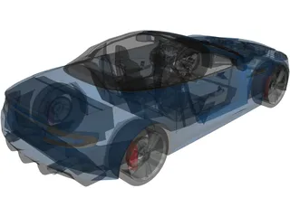 Aston Martin DBS Volante 3D Model