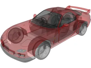 Mazda RX-7 (2001) 3D Model