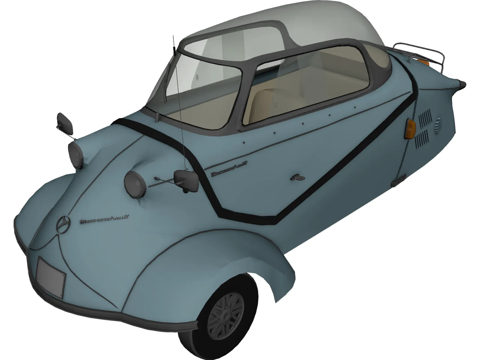Messerschmitt KR-200 3D Model main preview